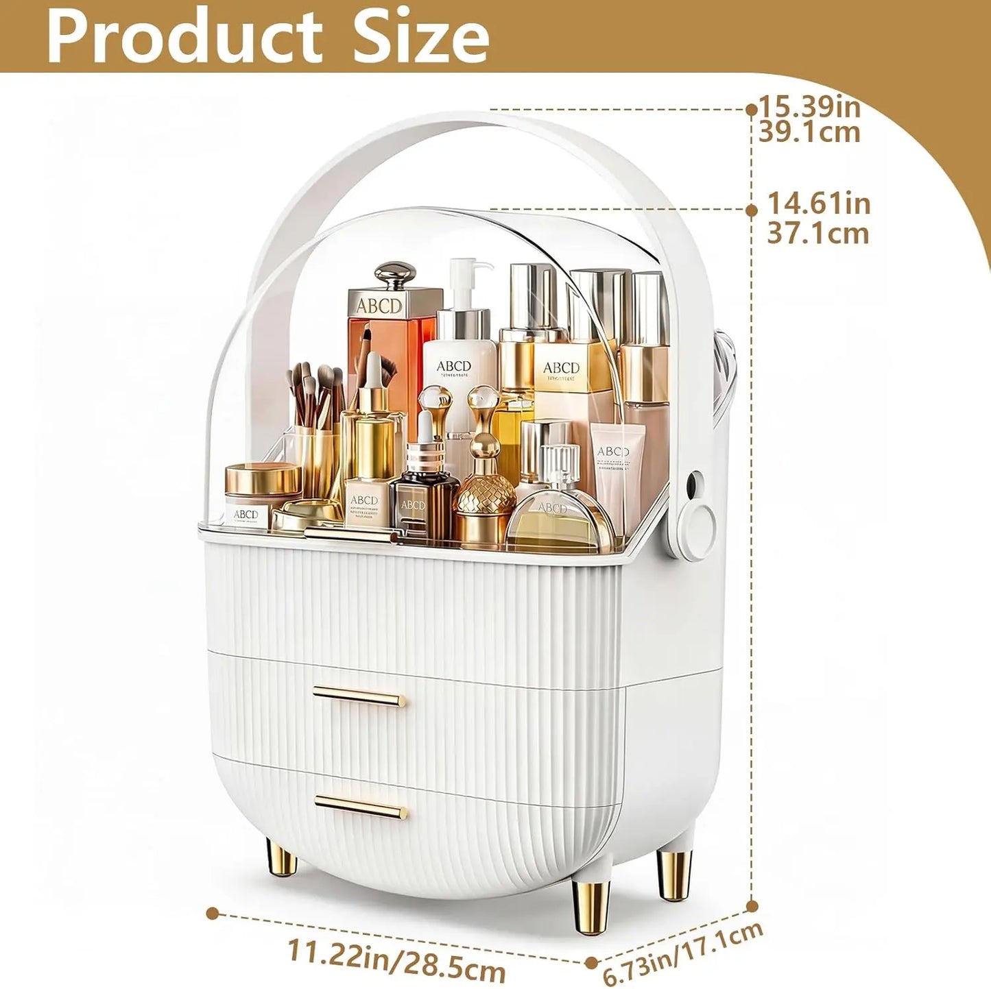 Auralisse™ Luxury Makeup & Skincare Organizer AuralisseBeauty
