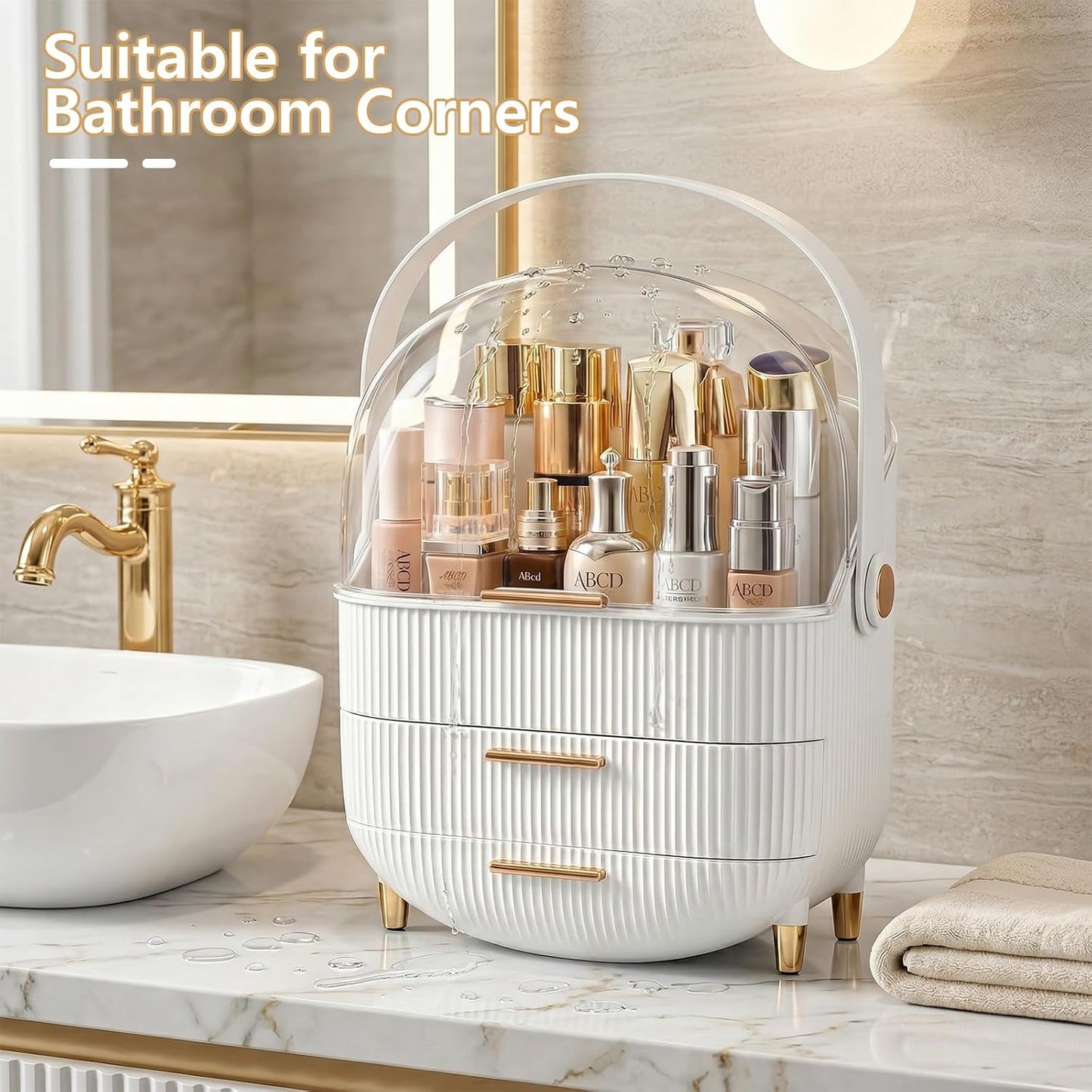 Auralisse™ Luxury Makeup & Skincare Organizer